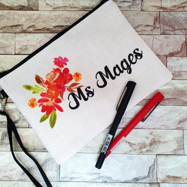 All Things Floral Make-Up Bag